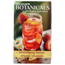 BIGELOW: Strawberry Lemon Orange Blossom Cold Water Infusion Tea, 1.23 oz