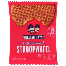 BELGIAN BOYS: Single Pack Stroopwafels, 1.41 oz