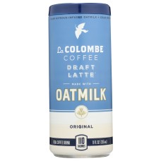 LA COLOMBE: Original Oatmilk Draft Latte Coffee, 9 fo