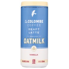 LA COLOMBE: Vanilla Oatmilk Draft Latte Coffee, 9 fo