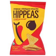 HIPPEAS: Straight Up Sea Salt Tortilla Chips, 5 oz