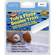 MAGIC: White Tub & Floor Sealer Trim, 1 pc