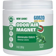 GONZO: Fresh Rain Odor Air Magnet Gel, 14 oz