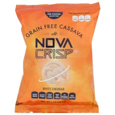 NOVACRISP: Grain Free Cassava White Cheddar Chips, 1 oz