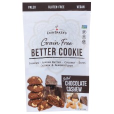 ERIN BAKERS: Grain Free Salted Chocolate Cashew Better Cookie, 5 oz