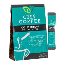 CUSA TEA: Cold Brew Instant Light Roast Coffee, 0.5 oz