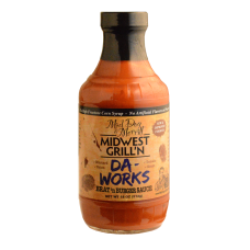 MDDOG&MER: Da Works Midwest Grill Premium BBQ Sauce, 18 oz