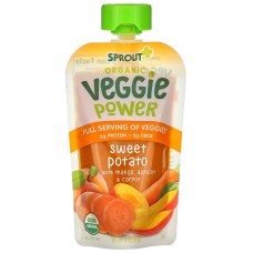 SPROUT: Organic Veggie Power Sweet Potato With Mango Apricot & Carrot, 4 oz