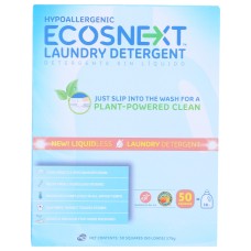 ECOS: Next Liquidless Laundry Detergent Magnolia And Lily, 50 ea