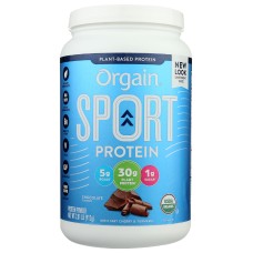 ORGAIN: Chocolate Flavored Sport Protein, 2.01 lb