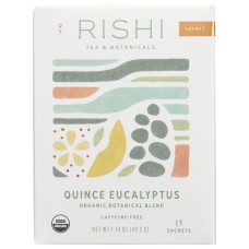 RISHI TEA: Tea Quince Eucalyptus, 1.74 oz