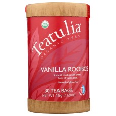 TEATULIA: Vanilla Rooibos Tea, 30 bg