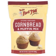 BOBS RED MILL: Cornbread & Muffin Mix, 24 oz
