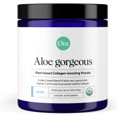ORA ORGANIC: Vanilla Aloe Gorgeous Collagen Boosting Powder, 240 gm