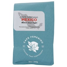 CAFE FEMENINO COFFEE: Mexico Medium Roast Coffee, 12 oz
