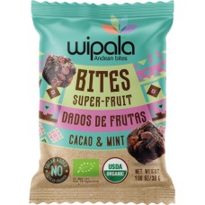 WIPALA: Organic Cacao and Mint Super Fruit Andean Bites, 1.06 oz