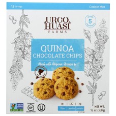 URCOHUASI FARMS: Quinoa Chocolate Chips Cookie Mix, 12 oz