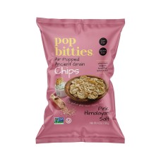 POP BITTIES: Pink Himalayan Salt Chips, 4.5 oz