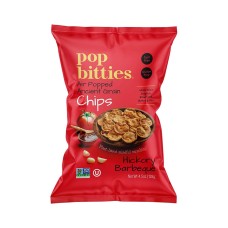 POP BITTIES: Hickory Barbecue Chips, 4.5 oz