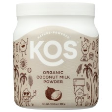 KOS: Organic Coconut Milk Powder, 12.6 oz