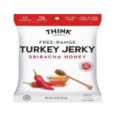 THINK JERKY: Free Range Sriracha Honey Turkey Jerky, 2.2 oz