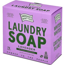 INGREDIENTS MATTER: Laundry Soap Powder Lavender Scent, 36 oz