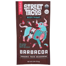 RIEGA: Organic Barbacoa Taco Seasoning, 0.9 oz