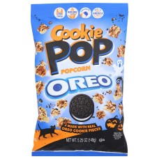 COOKIE POP POPCORN: Oreo Cookie Pop Popcorn Halloween Edition, 5.25 oz