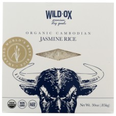 WILD OX: Organic Cambodian Jasmine Rice, 30 oz