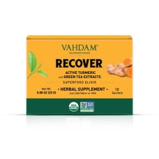VAHDAM TEAS: Turmeric Recover Instant Mix Superfood Elixir, 0.88 oz