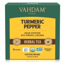 VAHDAM TEAS: Turmeric Pepper Herbal Tea, 1.06 oz