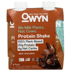 OWYN: Protein Rtd 4Pk Dk Choco, 44.6 fo
