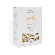 BONA FURTUNA: Organic Busiate Ancient Grain Pasta, 1.1 lb