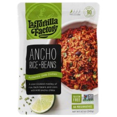 LA TORTILLA FACTORY: Ancho Rice & Beans, 8.5 oz