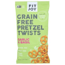 FITJOY: Garlic & Basil Pretzel Twists, 4.5 oz
