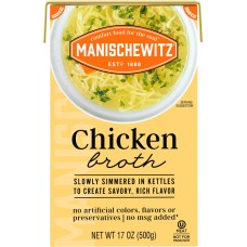 MANISCHEWITZ: Chicken Broth, 17 fo