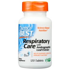 DOCTORS BEST: Respiratory Care With Andrographis Leaf Extract, 120 tb
