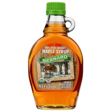 BERNARD: Pure Organic Maple Syrup, 8.5 fo