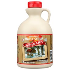 BERNARD: Dark Pure Maple Syrup, 32 fo