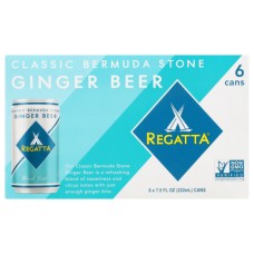 REGATTA: Classic Bermuda Stone Ginger Beer 6 Pack, 45 fo