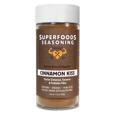 SUPERFOODS SEASONING: Cinnamon Kiss Seasoning, 1.9 oz