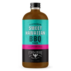 FIRE AND SMOKE: Glazer Beam Sweet Hawaiian Bbq Sauce, 16 oz