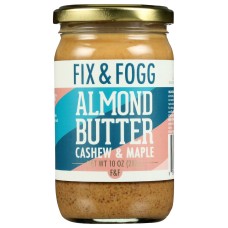 FIX & FOGG: Almond Butter Cashew And Maple, 10 oz