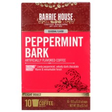 BARRIE HOUSE: Peppermint Bark 10 Single Serve Capsules, 3.7 oz