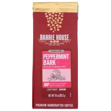 BARRIE HOUSE: Peppermint Bark Light Roast Ground Coffee 10 oz