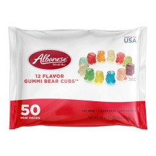 ALBANESE: Gummi 12Flvr 50Ct Mltipk, 25 oz