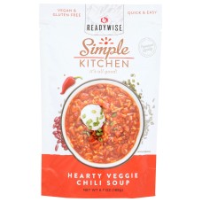 SIMPLE KITCHEN: Hearty Veggie Chili Soup, 6.7 oz