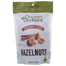 OREGON ORCHARD: Cinnamon Sugar Hazelnuts, 8 oz