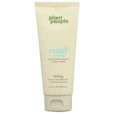 PLANT PEOPLE: Relief Recovery Cooling Body Cream 750 Mg, 3.3 oz
