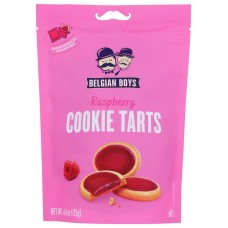 BELGIAN BOYS: Cookie Tart Raspberry, 4.4 oz